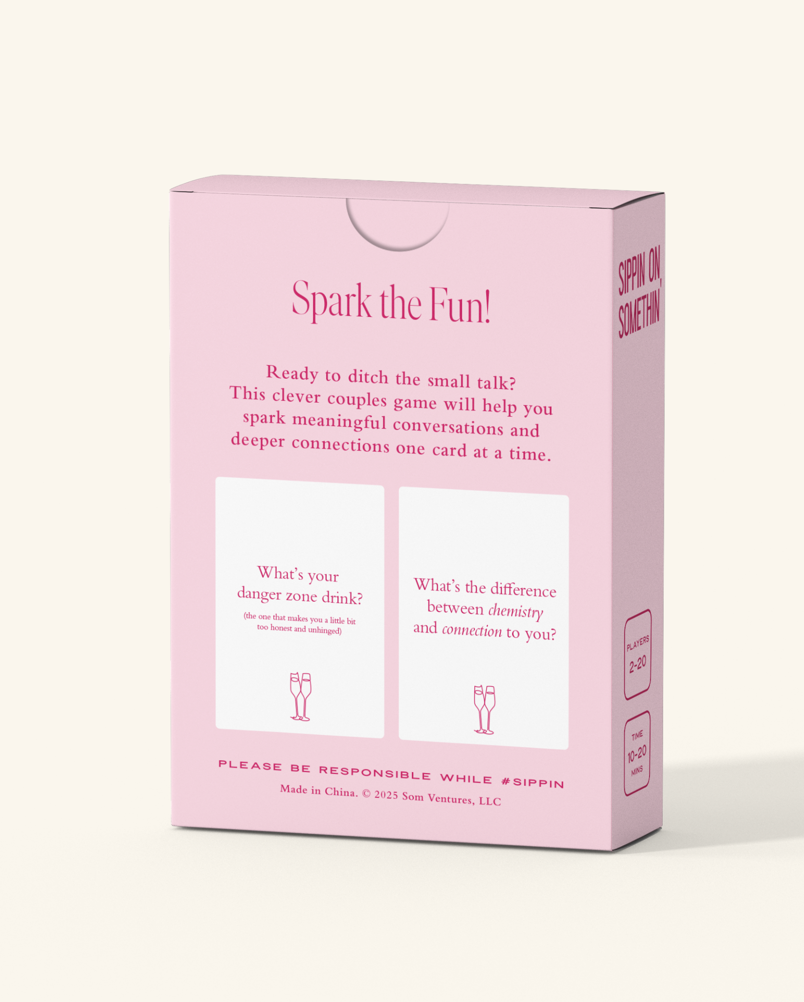 Sippin on Somethin’ Date Night Card Game